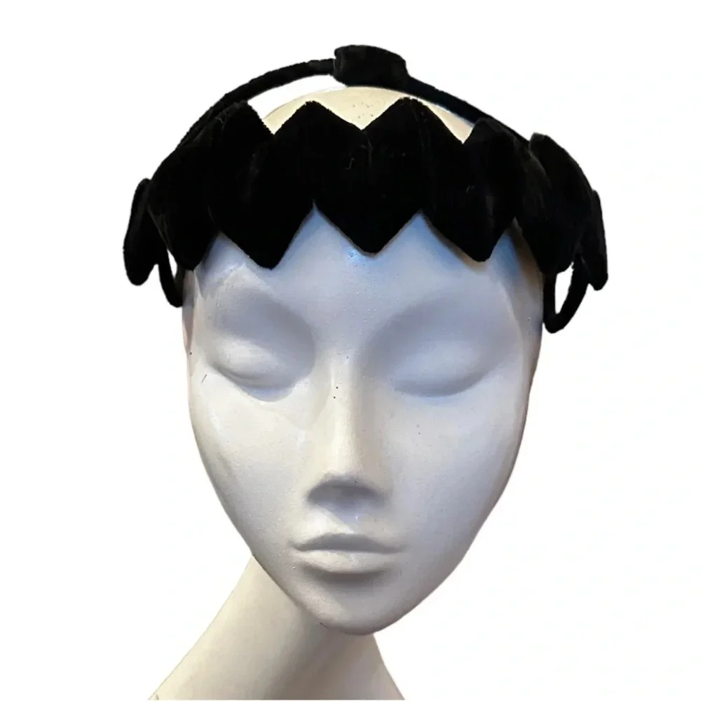 Vintage Black‎ Velvet Hair Accessory